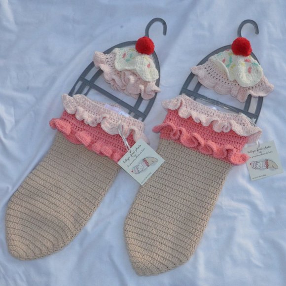 2 Piece First Photo Ice-cream Outfit / Photo Prop - Picture 4 of 11